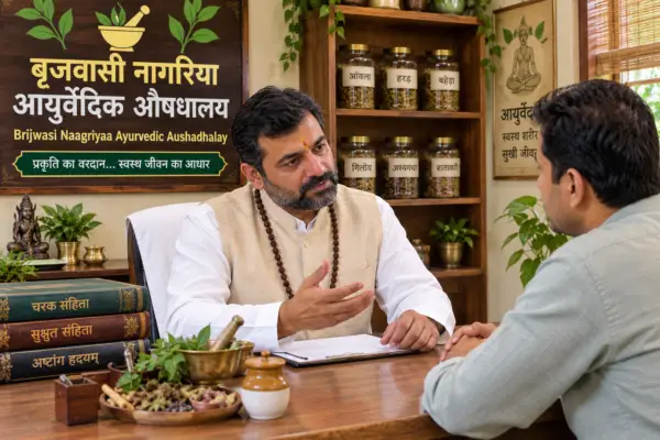 Vyaktigat mulaqat Ayurvedic consultation booking at Brijwasi Nagriya Ayurvedic